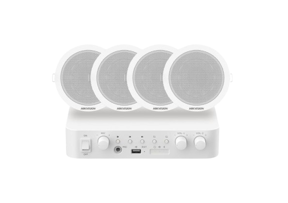 Analog Audio Kit with 60W Analog Amplifier and 4* 6W Ceiling Speakers